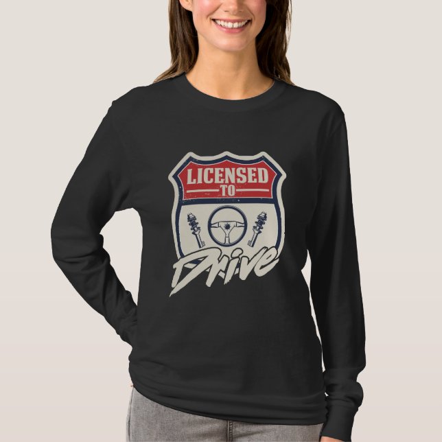 Körkortsexamen har skickats till ny drivrutin t shirt (Framsida)