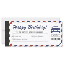 Körkortsintyg för gåva från Biljett