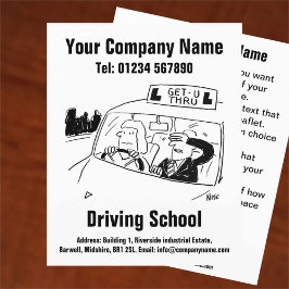 Körkortslärvd Försättsblad för Tecknad i skolan Flygblad