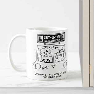 Körkortsläsare - Pupil på fel plats Kaffemugg