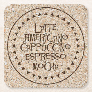 Korkrundaunderlägg Underlägg Papper Kvadrat