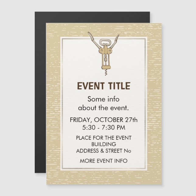 Korkskruv (Fram/baksida)