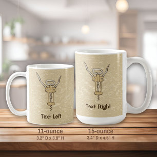 Korkskruv Kaffemugg