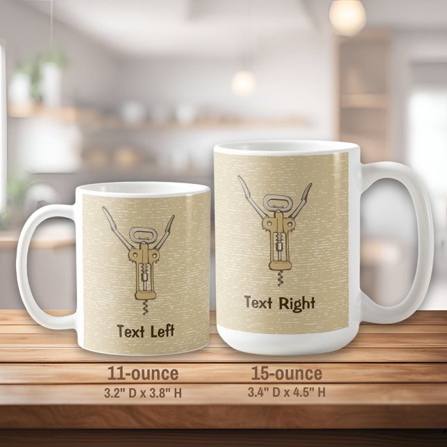 Korkskruv Kaffemugg (Skapare uppladdad)