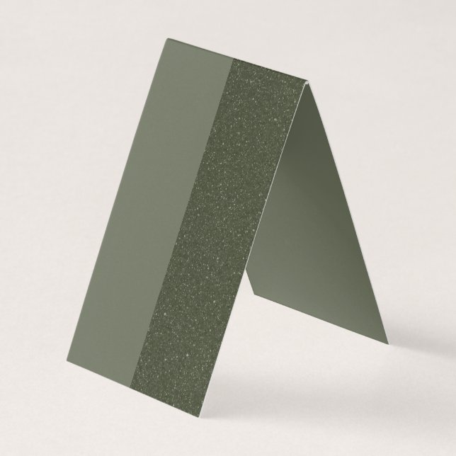 Korkskruv med Grönt för dubbelton - Anpassade Visitkort (Framsida)