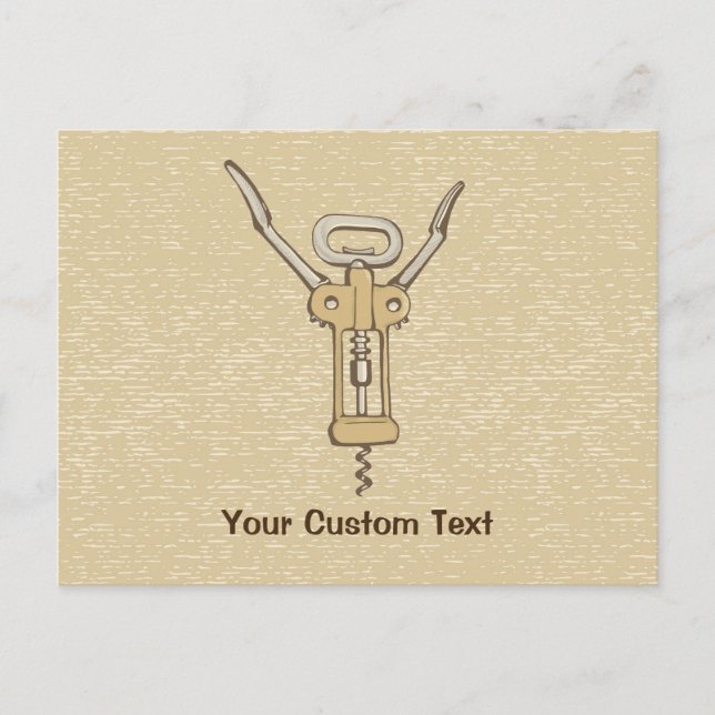 Korkskruv Vykort (Framsida)