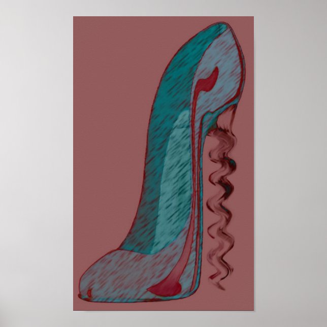 Korkskruvformar för popup-bilder Skriv ut Poster (Framsidan)