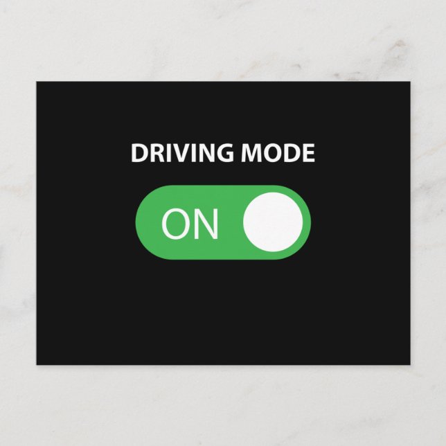 Körläge på 16 års gammal drivrutin vykort (Framsida)