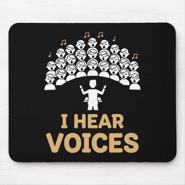 Körledare I Hear Voices Körmedlem Musmatta (Framsidan)
