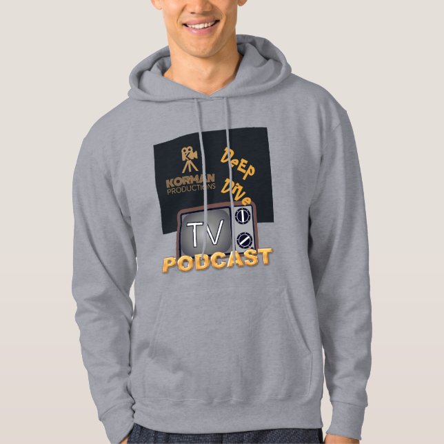 Korman Productions Deep Dive TV Podcast Hoodie (Framsida)