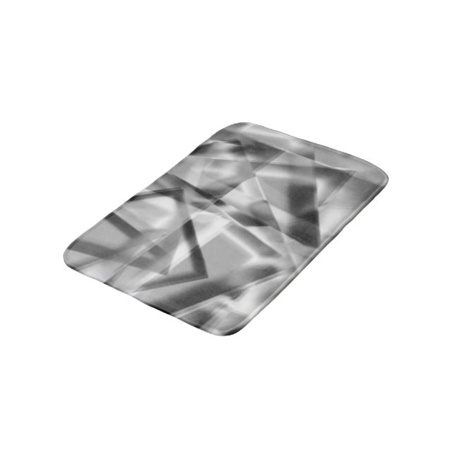 Korn av kvadratiskt biet av akrylsyra, grått till  badrumsmatta (Vinklad)