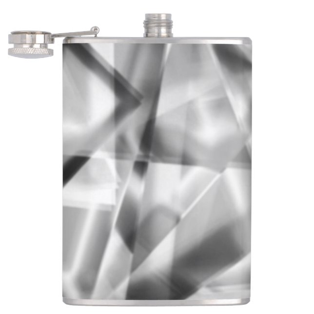 Korn av kvadratiskt biet av akrylsyra, grått till  fickplunta (Öppnad)