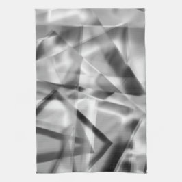 Korn av kvadratiskt biet av akrylsyra, grått till kökshandduk