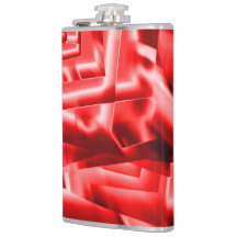 Korn av lutande fyrkanter, rött till vitaktigt.