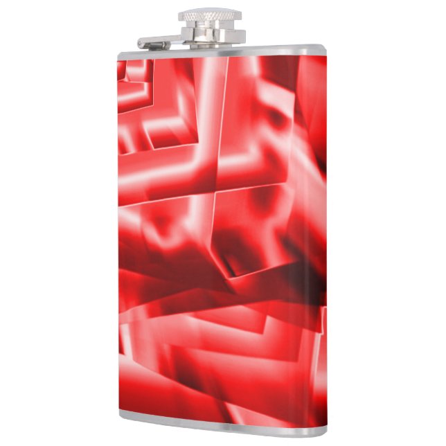 Korn av lutande fyrkanter, rött till vitaktigt. fickplunta (Vänster)