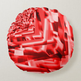 Korn av lutande fyrkanter, rött till vitaktigt. rund kudde