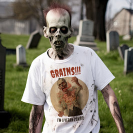 Korn I är en Vegan Zombie Funny Vintage Horror T Shirt