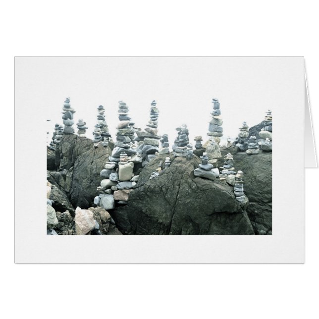 Korn (små stenskulpturer) OBS kort (Framsidan Horizontal)