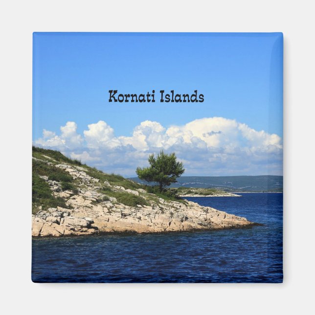 Kornatiöarna, Kroatien Magnet (Framsidan)