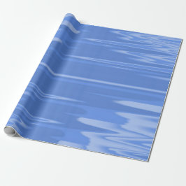 Kornblå Vågig Design Presentpapper