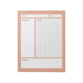 Kornell Notes (diagram) Anteckningsblock