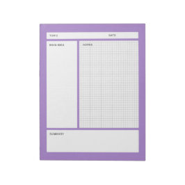 Kornell Notes (diagram) Anteckningsblock
