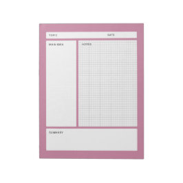 Kornell Notes (diagram) Anteckningsblock