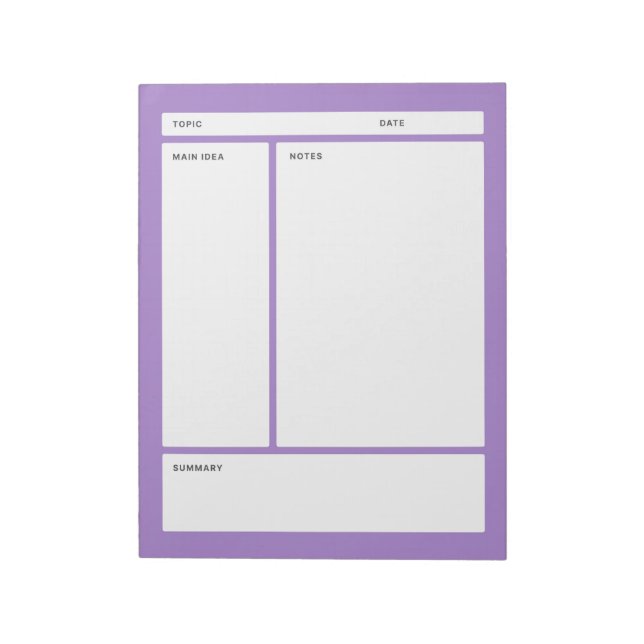 Kornell Notes (vanlig) Anteckningsblock (Roterad)