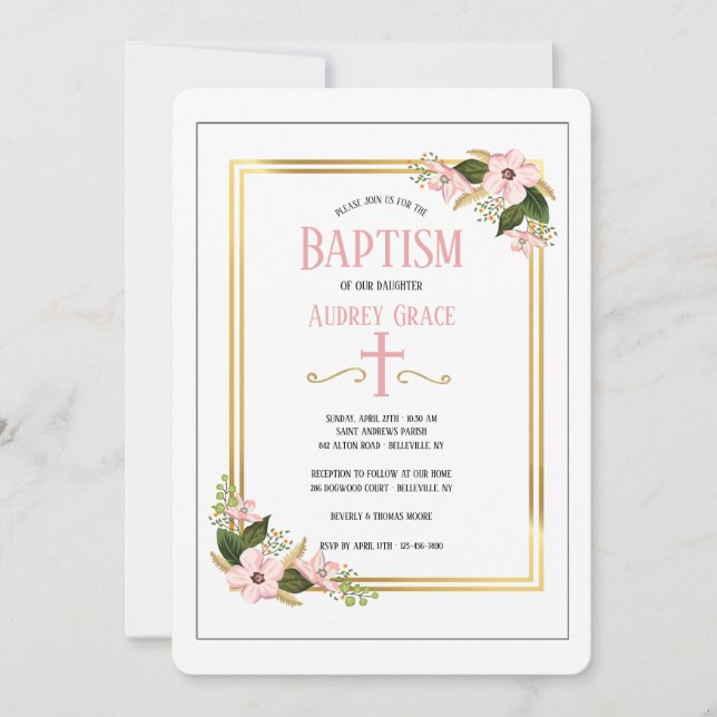 Kornell Sväng Religiös Inbjudan (Framsida)