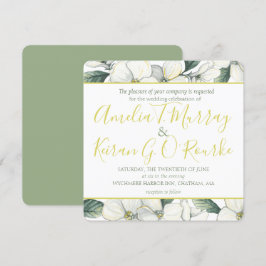 Kornellbröllopsinbjudan Inbjudningar