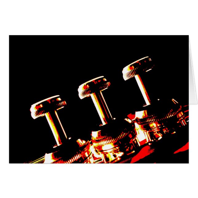 Kornettventilkort Hälsningskort (Framsidan Horizontal)