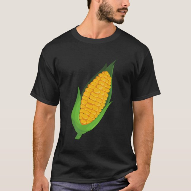 Kornhål för Maj på kolven T Shirt (Framsida)
