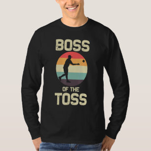 Kornhål utformar För manar kvinnor Bean Bag Toss P T Shirt
