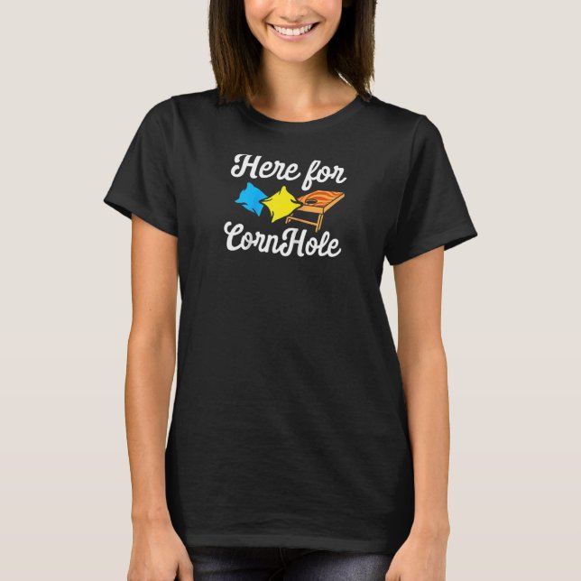 Kornhålet är här för kornhålets brus. t shirt (Framsida)