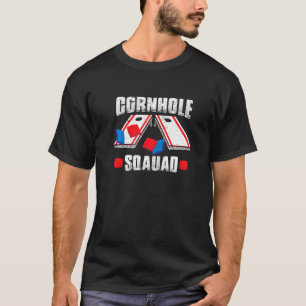 Kornhålstangent av kvadratiskt snitt Bean Bag Corn T Shirt
