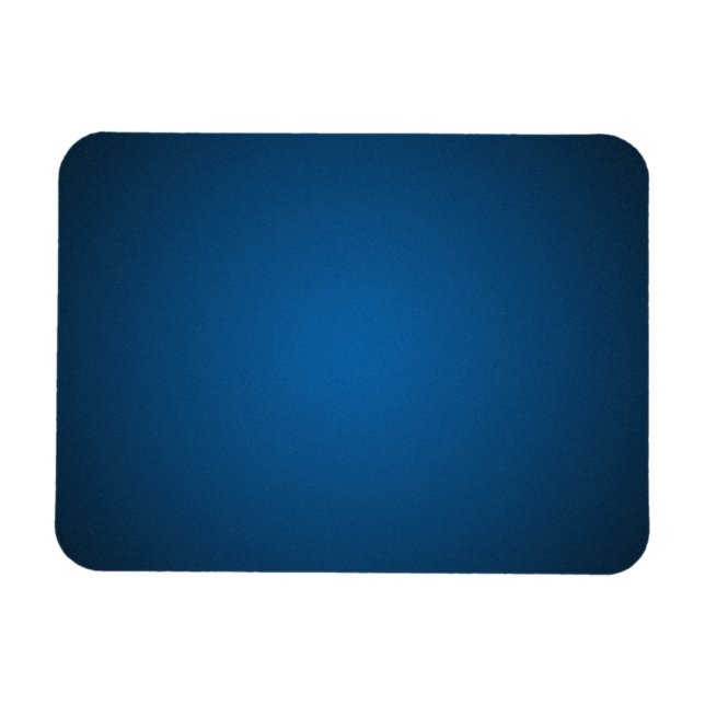 Kornig blå-svart vinjett magnet (Horisontell)