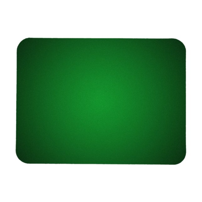 Kornig grön-svart vinjett magnet (Horisontell)