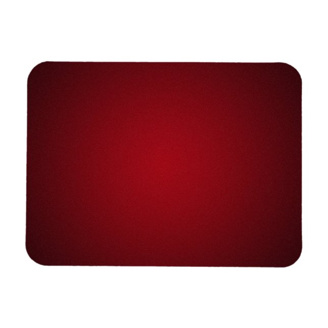 Kornig röd-svart vinjett magnet (Horisontell)