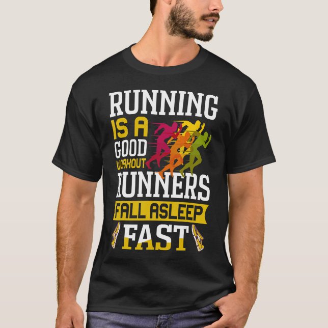 Körning är en Bra Workout Springers Fall Asover Fa T Shirt (Framsida)