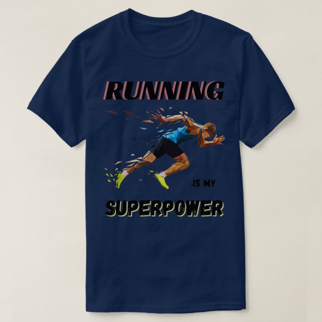 Körning är min superkraft 2 t shirt (Design framsida)
