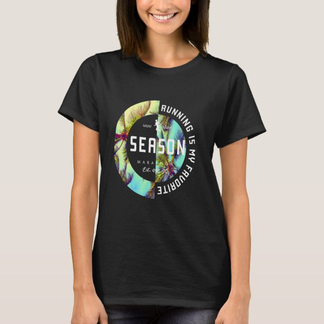Körning är Springerna för favoritsäsong T Shirt (Framsida)