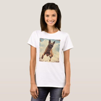 Körning av belgiska Malinois T Shirt