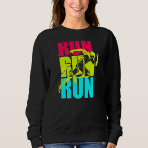 Körning av Cross country Springer eller Jogge T Shirt