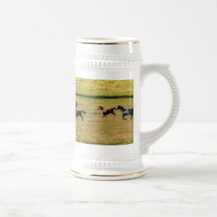 Körning av hästar på ett Ranch Equine Photo Sejdel