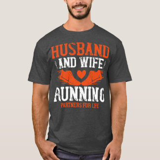 Körning av hustru och hustru t shirt