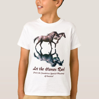 Körning av spanska Mustangs Horse-Älskare Shirt Tröja