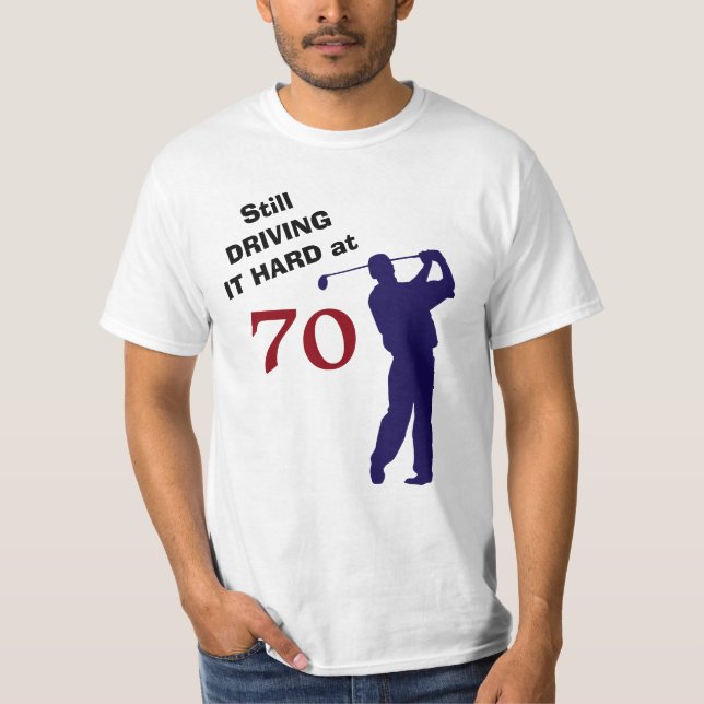 Körning hårt på Golf 70 T-shirt (Framsida)