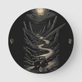 Körning i månsken rund klocka