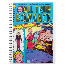 Körning - poppkonst - Real Kärlek - Cheating Roman Anteckningsbok