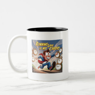 Körningen för sent är Mitt ljud Två-Tonad Mugg